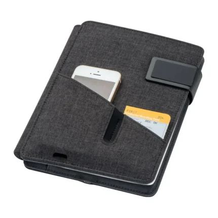 A5 mapa Leno z vgrajeno 4.000 mAh power bank baterijo