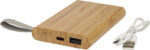 Bambusov power bank Tulda 5000 mAh - slika 3
