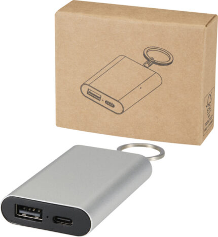 Power bank Arcturus 2000 mAh iz recikliranega aluminija